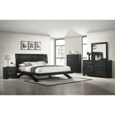 Allan 2-Drawer Nightstand in Black – SKU B-3410-8-NS | Elements