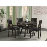 Amherst Dining Table w/Wood Leg Dark Finish – SKU DAH500DT | Elements