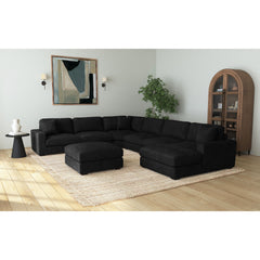 Arizona Modular Ottoman in Steno Black – SKU U-8540-9446-000 | Elements