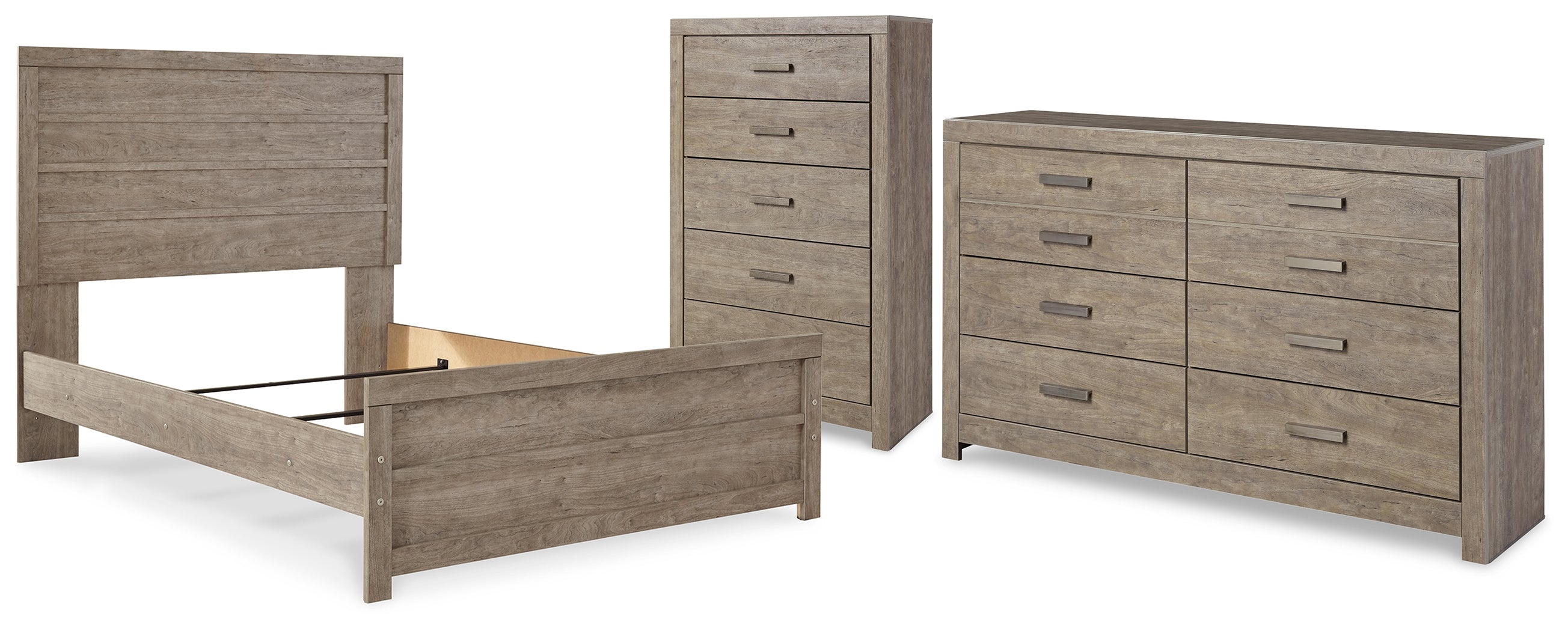 Hoover Furniture Outlet - Ashley Furniture - Culverbach Full Panel Bed, Dresser and Chest - Full Panel Bed, Dresser and Chest - B070B32