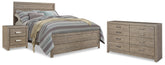 Hoover Furniture Outlet - Ashley Furniture - Culverbach Queen Panel Bed, Dresser and Nightstand - Queen Panel Bed, Dresser and Nightstand - B070B31
