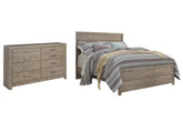 Hoover Furniture Outlet - Ashley Furniture - Culverbach Queen Panel Bed and Dresser - Queen Panel Bed and Dresser - B070B27