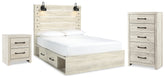 Hoover Furniture Outlet - Ashley Furniture - Cambeck Queen Storage Bed, Chest and Nightstand - Queen Storage Bed, Chest and Nightstand - B192B109