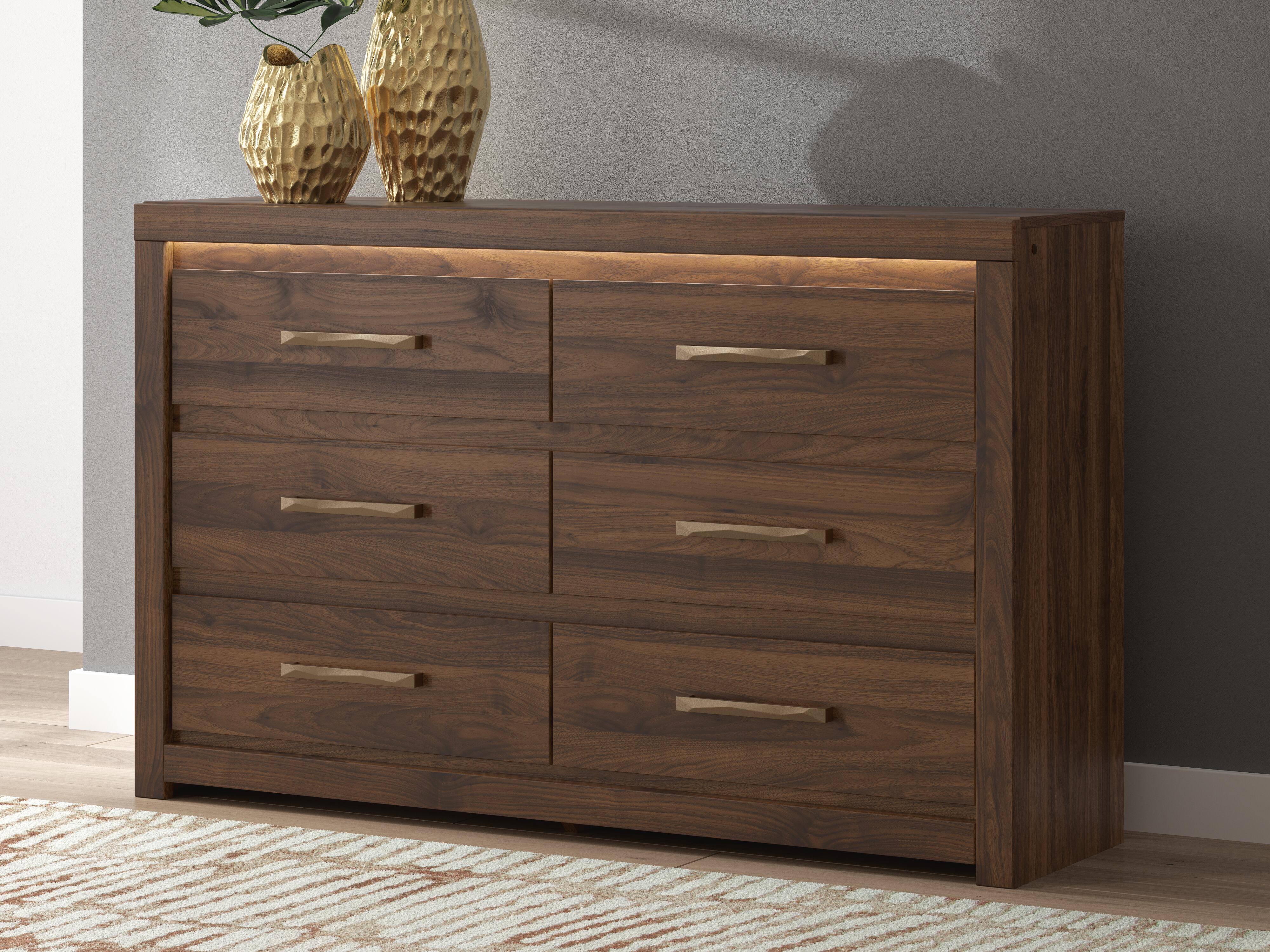 Hoover Furniture Outlet - Ashley Furniture - Janfyn Dresser - Six Drawer Dresser - PCB1010-31