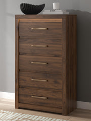 Hoover Furniture Outlet - Ashley Furniture - Janfyn Chest of Drawers - Five Drawer Chest - PCB1010-46