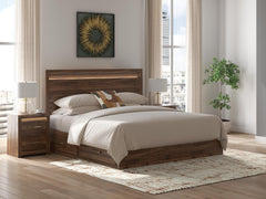 Hoover Furniture Outlet - Ashley Furniture - Janfyn King Panel Bed with 2 Sided Storage - King Panel Bed with 2 Sided Storage - PCB1010B10