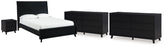 Hoover Furniture Outlet - Ashley Furniture - Danziar Queen Panel Bed, 2 Dressers and Nightstand - Queen Panel Bed, 2 Dressers and Nightstand - B1013B31