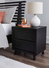 Hoover Furniture Outlet - Ashley Furniture - Danziar Nightstand - Two Drawer Night Stand - B1013-92