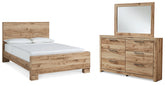 Hoover Furniture Outlet - Ashley Furniture - Hyanna Queen Panel Bed, Dresser and Mirror - Queen Panel Bed, Dresser and Mirror - B1050B3
