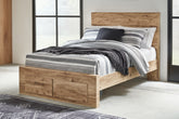 Hoover Furniture Outlet - Ashley Furniture - Hyanna Full Panel Storage Bed - Full Panel Storage Bed - B1050B38