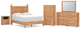Hoover Furniture Outlet - Ashley Furniture - Aleaport Full Panel Bed, Dresser, Mirror, Chest and Nightstand - Full Panel Bed, Dresser, Mirror, Chest and Nightstand - PCB1075B11