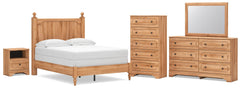 Hoover Furniture Outlet - Ashley Furniture - Aleaport Full Panel Bed, Dresser, Mirror, Chest and Nightstand - Full Panel Bed, Dresser, Mirror, Chest and Nightstand - PCB1075B11