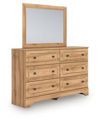 Aleaport King Panel Bed, Dresser, Mirror and Nightstand