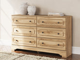 Hoover Furniture Outlet - Ashley Furniture - Aleaport Dresser - Six Drawer Dresser - PCB1075-31