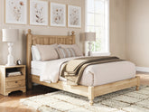 Hoover Furniture Outlet - Ashley Furniture - Aleaport Queen Panel Bed - Queen Panel Bed - PCB1075B7