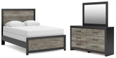 Hoover Furniture Outlet - Ashley Furniture - Broachmyn Full Panel Bed, Dresser and Mirror - Full Panel Bed, Dresser and Mirror - PCB1118B11