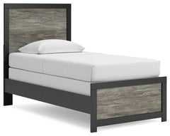 Hoover Furniture Outlet - Ashley Furniture - Broachmyn Twin Panel Bed - Twin Panel Bed - PCB1118B8