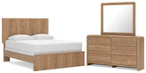 Hoover Furniture Outlet - Ashley Furniture - Gramburg Queen Panel Bed, Dresser and Mirror - Queen Panel Bed, Dresser and Mirror - PCB1121B7