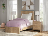 Hoover Furniture Outlet - Ashley Furniture - Gramburg Twin Panel Bed - Twin Panel Bed - PCB1121B2