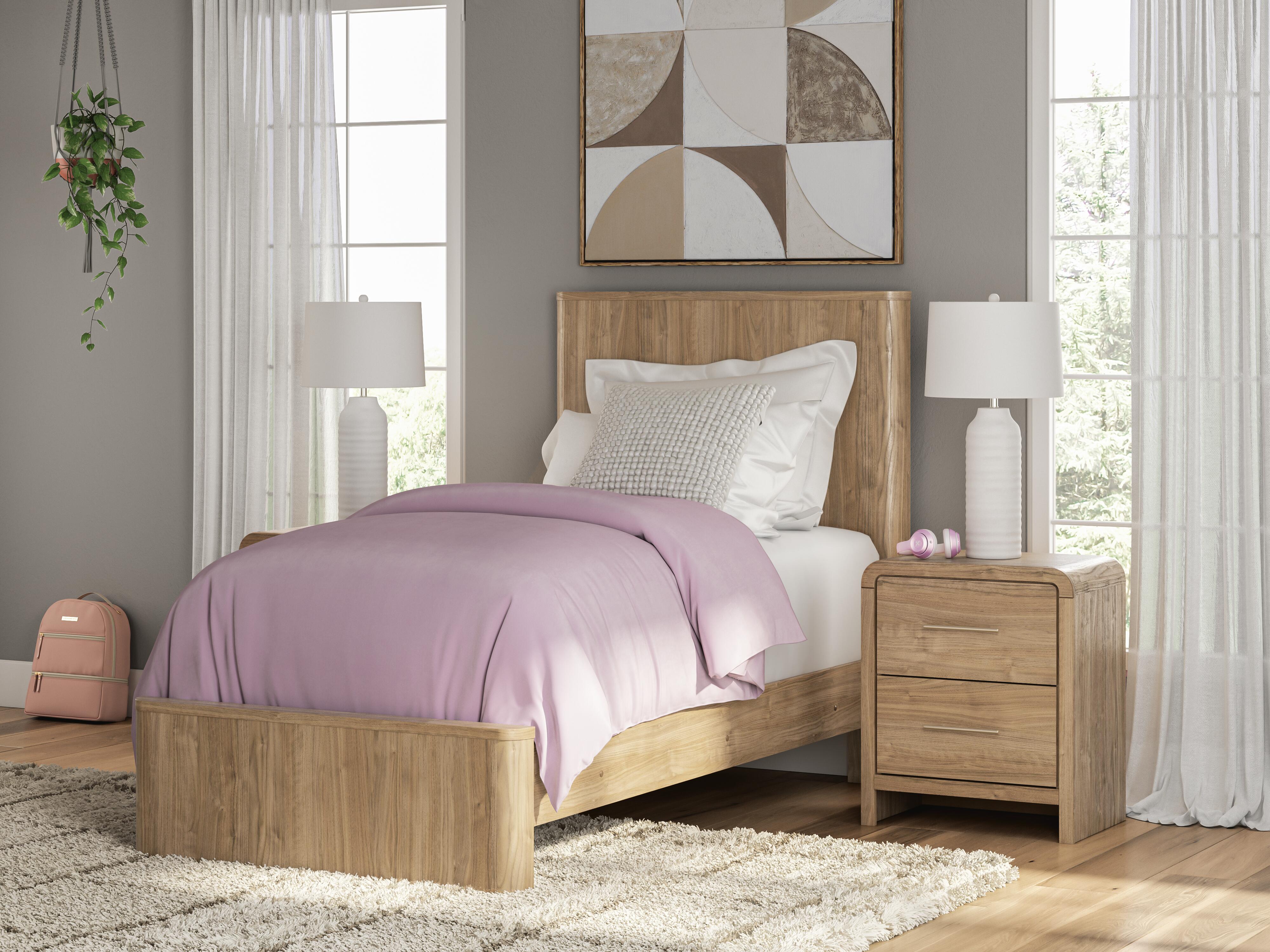 Hoover Furniture Outlet - Ashley Furniture - Gramburg Twin Panel Platform Bed - Twin Panel Platform Bed - PCB1121B8