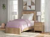 Hoover Furniture Outlet - Ashley Furniture - Gramburg Twin Panel Platform Bed - Twin Panel Platform Bed - PCB1121B8
