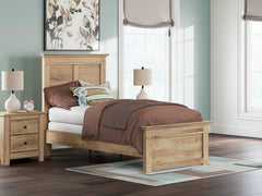 Hoover Furniture Outlet - Ashley Furniture - Makidern Twin Panel Bed - Twin Panel Bed - PCB1170B18