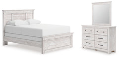 Hoover Furniture Outlet - Ashley Furniture - Makidern Queen Panel Bed, Dresser and Mirror - Queen Panel Bed, Dresser and Mirror - PCB1171B3