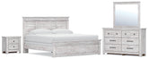 Hoover Furniture Outlet - Ashley Furniture - Makidern King Panel Bed, Dresser and Nightstand - King Panel Bed, Dresser and Nightstand - PCB1171B41