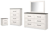 Hoover Furniture Outlet - Ashley Furniture - Gerridan Dresser, Mirror, Chest and Nightstand - Dresser, Mirror, Chest and Nightstand - B1190B40