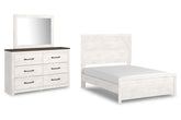 Hoover Furniture Outlet - Ashley Furniture - Gerridan Full Panel Bed with Dresser and Mirror - Full Panel Bed with Dresser and Mirror - B1190B6