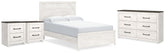 Hoover Furniture Outlet - Ashley Furniture - Gerridan Queen Panel Bed, Dresser and 2 Nightstands - Queen Panel Bed, Dresser and 2 Nightstands - B1190B38