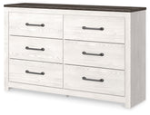 Hoover Furniture Outlet - Ashley Furniture - Gerridan Dresser - Six Drawer Dresser - B1190-31