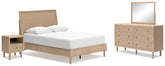 Hoover Furniture Outlet - Ashley Furniture - Cielden Queen Panel Bed, Dresser, Mirror and Nightstand - Queen Panel Bed, Dresser, Mirror and Nightstand - B1199B16