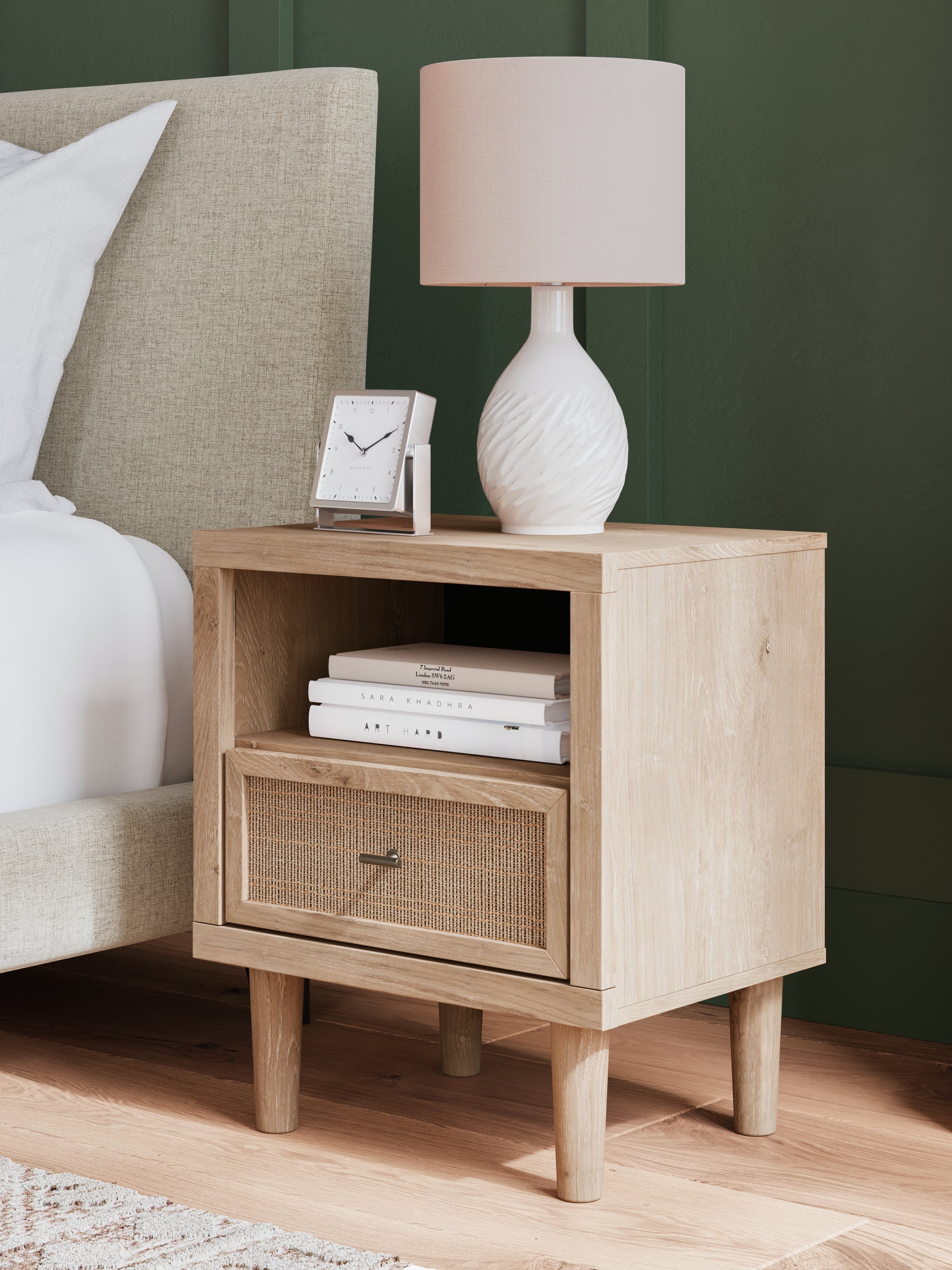 Hoover Furniture Outlet - Ashley Furniture - Cielden Nightstand - One Drawer Night Stand - B1199-91