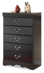 Huey Vineyard Full Sleigh Headboard, Chest and Nightstand