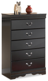 Hoover Furniture Outlet - Ashley Furniture - Huey Vineyard Chest of Drawers - Five Drawer Chest - B128-46