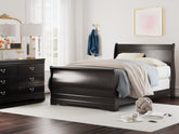 Hoover Furniture Outlet - Ashley Furniture - Huey Vineyard Full Sleigh Bed - Full Sleigh Bed - B128B9