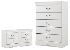 Anarasia Chest and 2 Nightstands