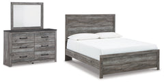 Hoover Furniture Outlet - Ashley Furniture - Bronyan Queen Panel Bed, Dresser and Mirror - Queen Panel Bed, Dresser and Mirror - B1290B3