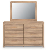 Hoover Furniture Outlet - Ashley Furniture - Kinlanni Dresser and Mirror - Dresser and Mirror - PCB1360B1
