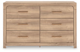 Hoover Furniture Outlet - Ashley Furniture - Kinlanni Dresser - Six Drawer Dresser - PCB1360-31