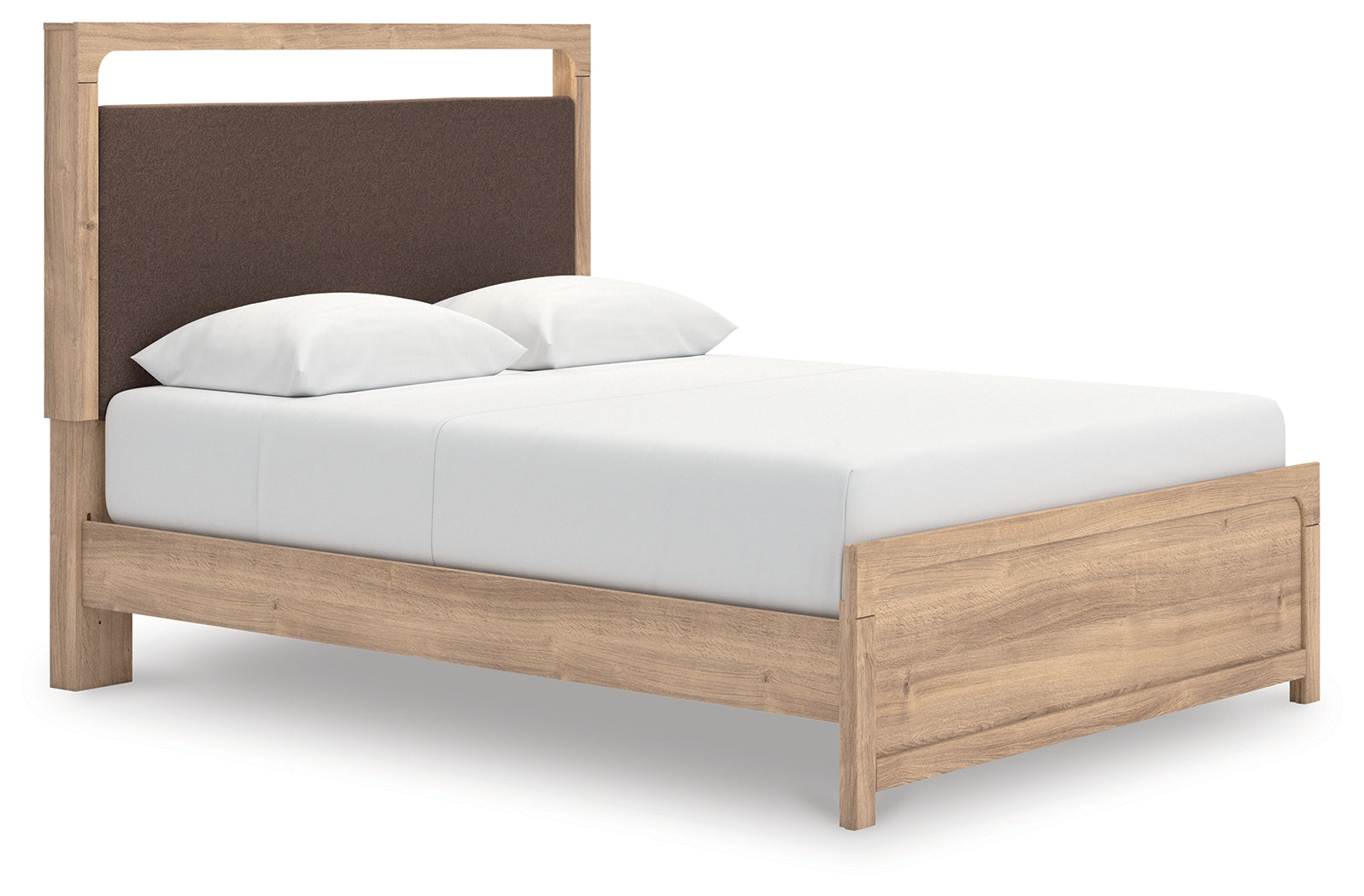 Hoover Furniture Outlet - Ashley Furniture - Kinlanni Queen Upholstered Platform Bed - Queen Upholstered Platform Bed - PCB1360B10