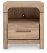 Hoover Furniture Outlet - Ashley Furniture - Kinlanni Nightstand - One Drawer Night Stand - PCB1360-91