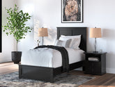 Hoover Furniture Outlet - Ashley Furniture - Maribel Twin Panel Bed - Twin Panel Bed - B138B51