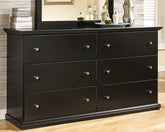 Hoover Furniture Outlet - Ashley Furniture - Maribel Dresser - Six Drawer Dresser - B138-31