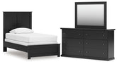 Hoover Furniture Outlet - Ashley Furniture - Maribel Twin Panel Bed, Dresser and Mirror - Twin Panel Bed, Dresser and Mirror - B138B71