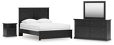 Hoover Furniture Outlet - Ashley Furniture - Maribel Queen Panel Bed with Dresser, Mirror and Nightstand - Queen Panel Bed with Dresser, Mirror and Nightstand - B138B73