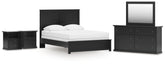 Hoover Furniture Outlet - Ashley Furniture - Maribel Queen Panel Bed with Dresser, Mirror and 2 Nightstands - Queen Panel Bed with Dresser, Mirror and 2 Nightstands - B138B74