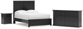 Hoover Furniture Outlet - Ashley Furniture - Maribel Full Panel Bed, Dresser and Nightstand - Full Panel Bed, Dresser and Nightstand - B138B85
