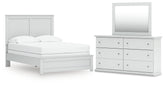 Hoover Furniture Outlet - Ashley Furniture - Bostwick Shoals Full Panel Bed, Dresser and Mirror - Full Panel Bed, Dresser and Mirror - B139B48